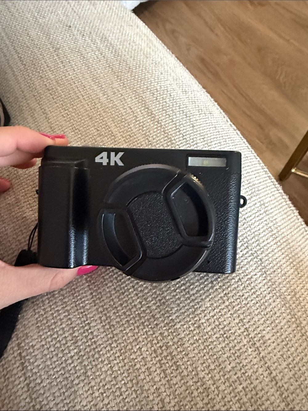 Compact 4K Digital Camera in Black